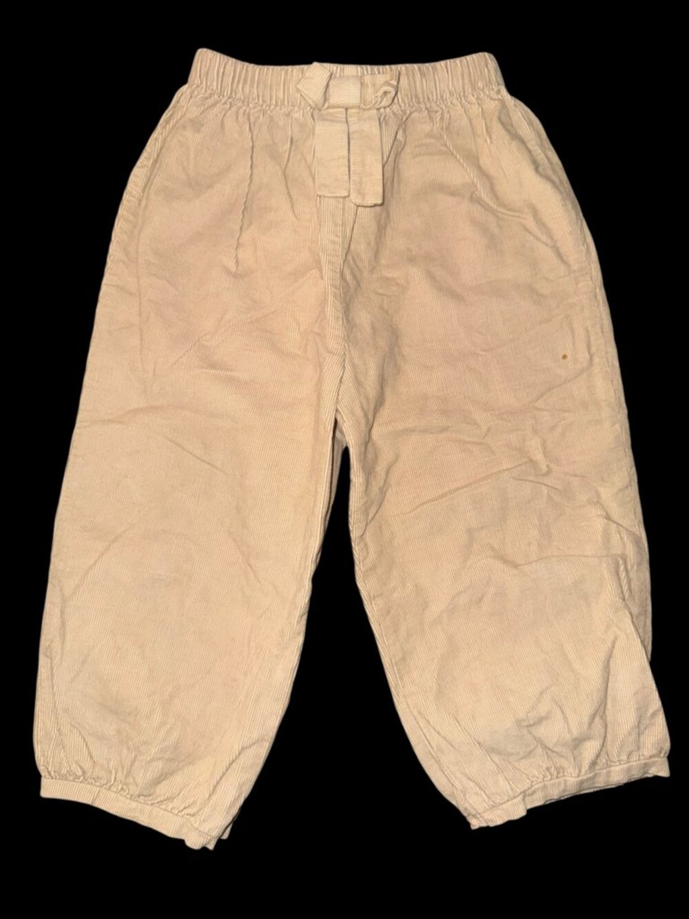 Little English 2T Cream Corduroy Banded Pull-On Pants Toddler Boys